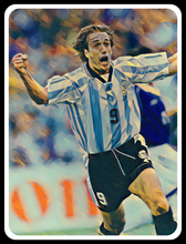 Load image into Gallery viewer, Forza Argentina: Only One 'BATIGOL' T-Shirt (Black Text)