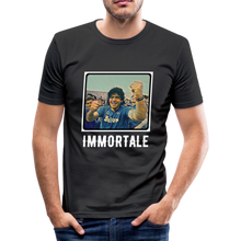 Load image into Gallery viewer, Forza Napoli: DIEGO MARADONA 'Immortale' T-Shirt (White Text)