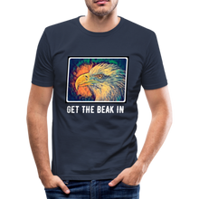 Load image into Gallery viewer, Get the Beak In: 'Ruffled Beak' Classic T-shirt (White Text)