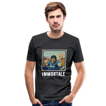 Load image into Gallery viewer, Forza Napoli: DIEGO MARADONA 'Immortale' T-Shirt (White Text)