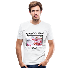 Load image into Gallery viewer, 'Gangsta's drink Rosé' Classic Slim-fit T-Shirt