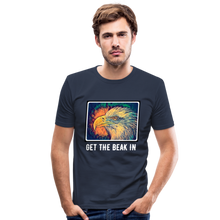 Load image into Gallery viewer, Get the Beak In: 'Ruffled Beak' Classic T-shirt (White Text)