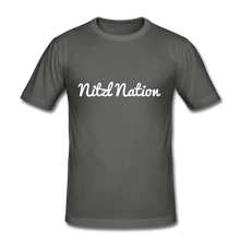 Load image into Gallery viewer, Nitzl Nation: Modern Signature Edition T-Shirt - graphite grey