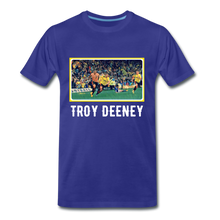 Load image into Gallery viewer, 20 Seconds of 'Orns! History: Only One 'TROY DEENEY' Premium T-Shirt - royal blue