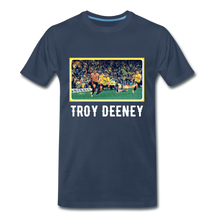 Load image into Gallery viewer, 20 Seconds of 'Orns! History: Only One 'TROY DEENEY' Premium T-Shirt - navy