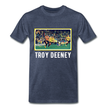 Load image into Gallery viewer, 20 Seconds of 'Orns! History: Only One 'TROY DEENEY' Premium T-Shirt - heather blue