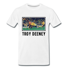 Load image into Gallery viewer, 20 Seconds of 'Orns! History: Only One 'TROY DEENEY' Premium T-Shirt - white