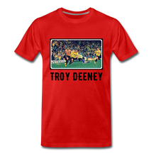Load image into Gallery viewer, 20 Seconds of 'Orns! History: Only One 'TROY DEENEY' Premium T-Shirt - red
