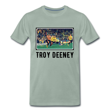 Load image into Gallery viewer, 20 Seconds of 'Orns! History: Only One 'TROY DEENEY' Premium T-Shirt - steel green