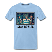 Load image into Gallery viewer, Uuuu R's: Only One: Stan Bowles T-Shirt - sky