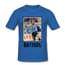 Load image into Gallery viewer, Forza Argentina: Only One 'BATIGOL' T-Shirt (Black Text Edition) - royal blue