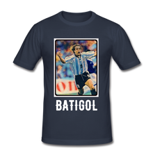 Load image into Gallery viewer, Forza Argentina: Only One 'BATIGOL' T-Shirt (WhiteText Edition) - navy