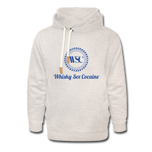 Load image into Gallery viewer, Whisky Sex Cocaine: Branded Shawl Collar Hoodie (Limited Edition) - heather oatmeal