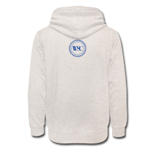 Load image into Gallery viewer, Whisky Sex Cocaine: Branded Shawl Collar Hoodie (Limited Edition) - heather oatmeal
