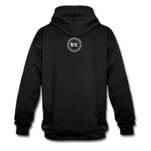 Load image into Gallery viewer, Whisky Sex Cocaine: Branded Two-Tone Hoodie - black/heather grey