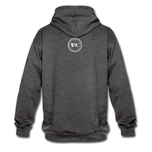 Load image into Gallery viewer, Whisky Sex Cocaine: Branded Two-Tone Hoodie - charcoal/black