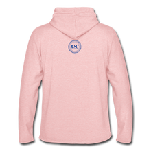 Load image into Gallery viewer, Whisky Sex Cocaine: Blue Marlin Branded Hoodie - cream heather pink