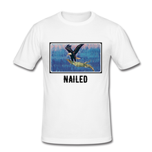Load image into Gallery viewer, Get the Beak In: 'Nailed' Slim-fit T-Shirt - white