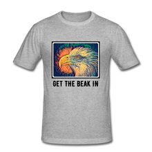 Load image into Gallery viewer, Get the Beak In: 'Ruffled Beak' classic T-Shirt - heather grey