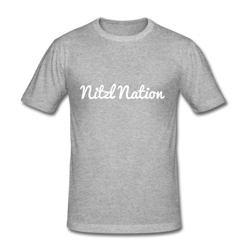 Nitzl Nation: Modern Signature Edition T-Shirt - heather grey