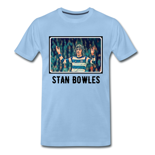 Uuuu R's: Only One: Stan Bowles T-Shirt - sky