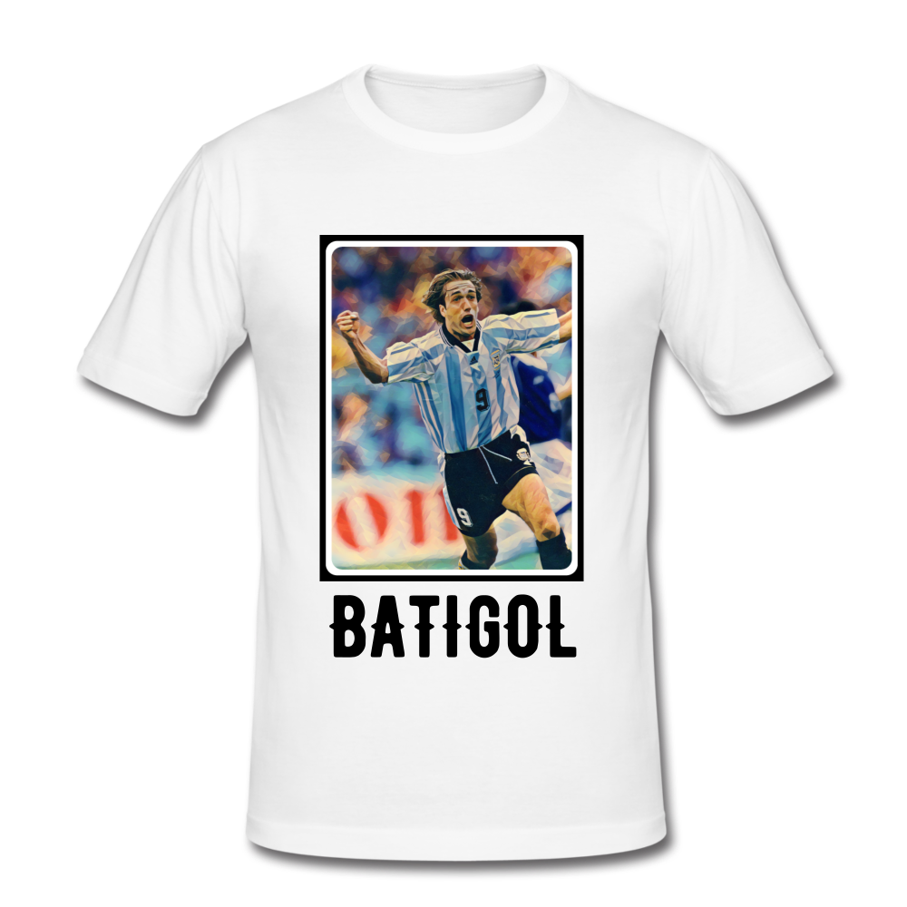 Forza Argentina: Only One 'BATIGOL' T-Shirt (Black Text Edition) - white