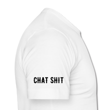 Load image into Gallery viewer, Vardy: &#39;Chat Shit, Get Banged&#39; Classic T-Shirt - white
