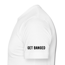 Load image into Gallery viewer, Vardy: &#39;Chat Shit, Get Banged&#39; Classic T-Shirt - white
