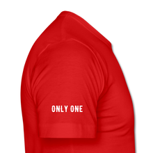 Load image into Gallery viewer, 20 Seconds of 'Orns! History: Only One 'TROY DEENEY' (White Text Slimfit) - red
