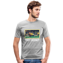 Load image into Gallery viewer, 20 Seconds of 'Orns! History: Only One 'TROY DEENEY' (White Text Slimfit) - heather grey
