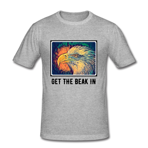 Get the Beak In: 'Ruffled Beak' classic T-Shirt - heather grey