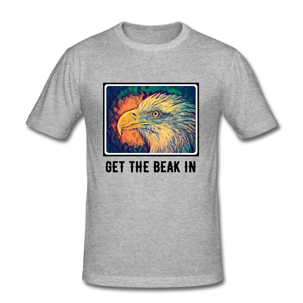 Get the Beak In: 'Ruffled Beak' classic T-Shirt - heather grey