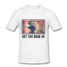 Load image into Gallery viewer, Get The Beak In: &#39;Eagle-Beak&#39; Classic T-Shirt - white
