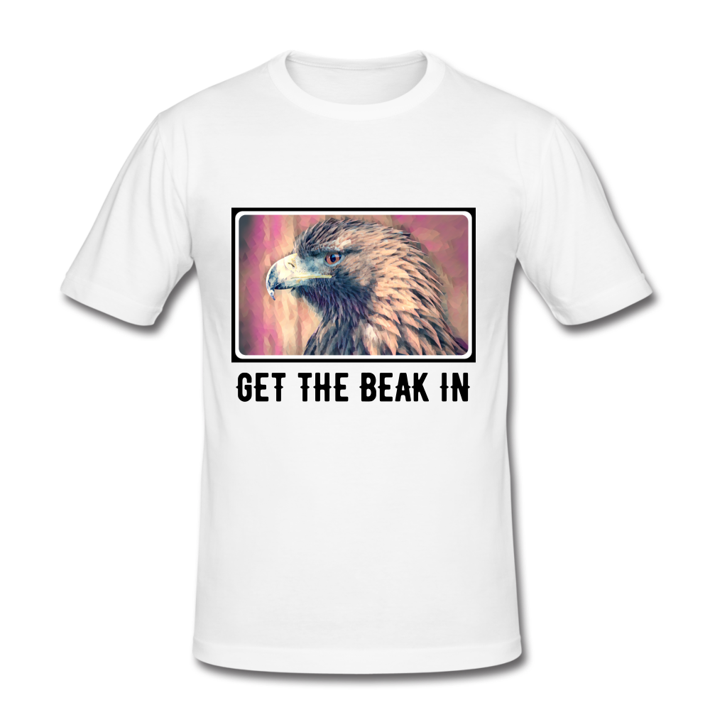 Get The Beak In: 'Eagle-Beak' Classic T-Shirt - white